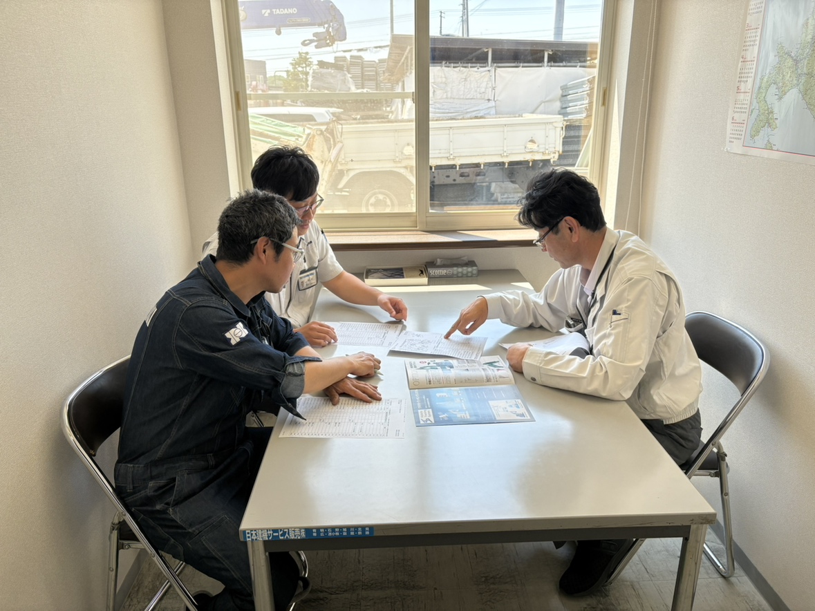 安全第一で仕事に取り組んでいます